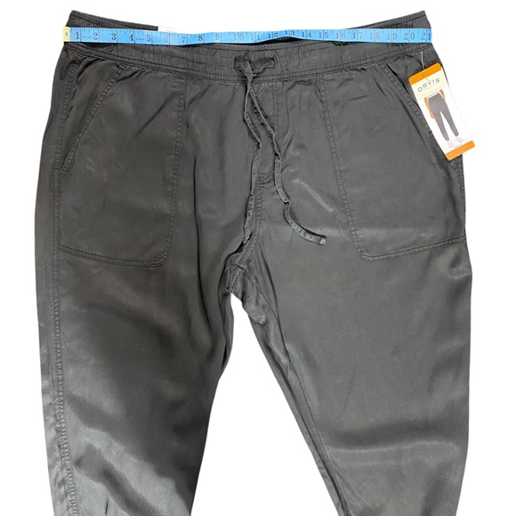 Orvis Womens XXL Pants Joggers Black Pull On Lyocell Lightweight Comfy NEW - Picture 3 of 10